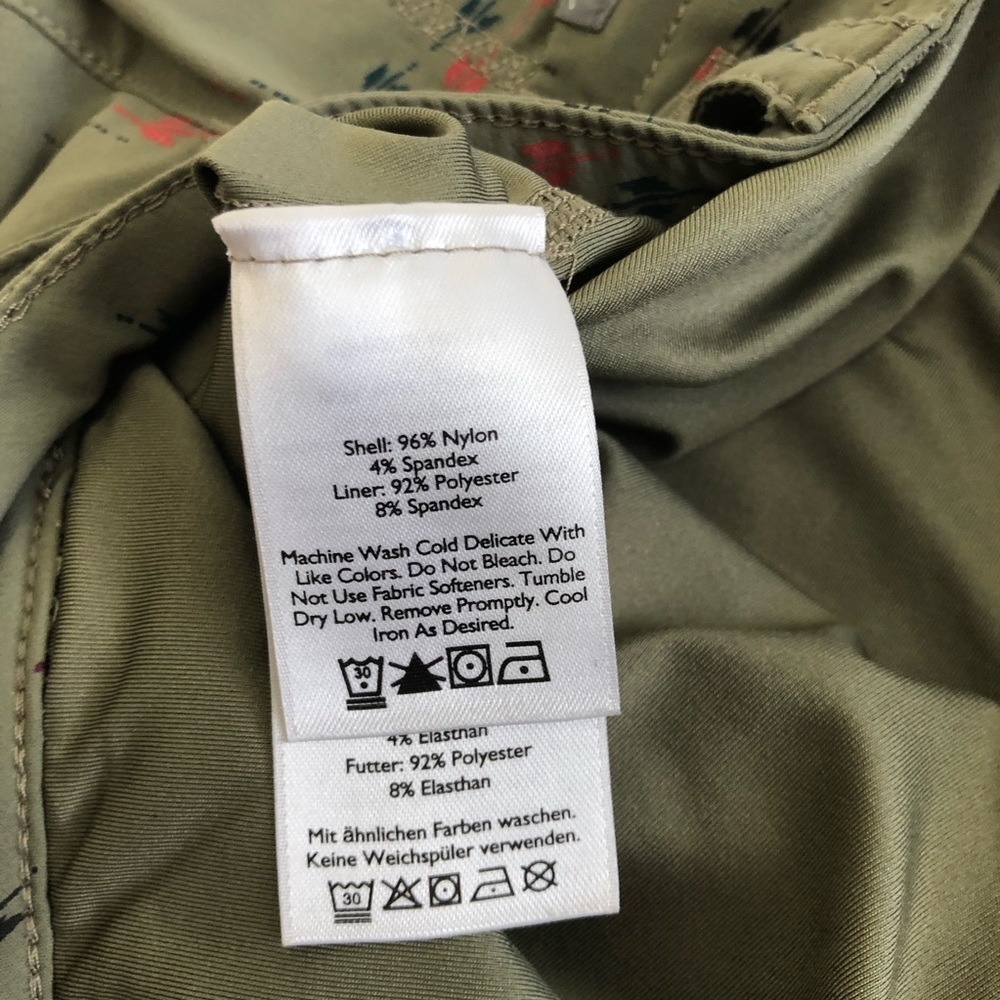 Eddie Bauer Adventurer 2.0 Skirt Olive Green‎ Arrow Print Size 2 - Picture 4 of 9